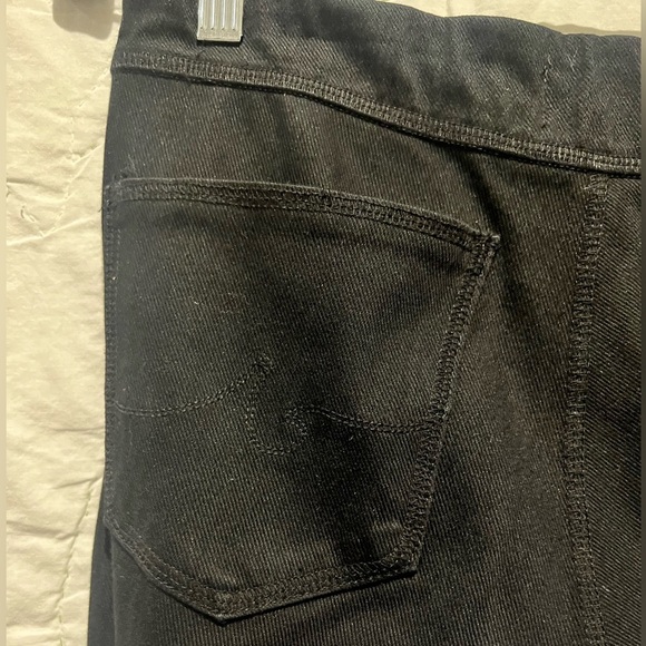 AG Knit Luxe Denim Leggings Black Sz 30R - Picture 6 of 12